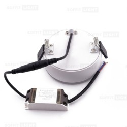Įmontuojamas lubinis LED šviestuvas DONUT 9W 3000K 720lm Baltas IP20