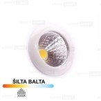 Įmontuojamas LED šviestuvas MINI 1W 3000K 80lm Baltas IP20