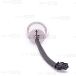 Įmontuojamas LED šviestuvas MINI 1W 3000K 80lm Baltas IP20