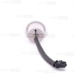 Įmontuojamas LED šviestuvas MINI 1W 3000K 80lm Baltas IP20