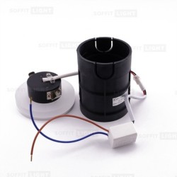 Įmontuojamas LED šviestuvas OREO 2W 3000K 140lm Baltas IP20