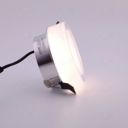 Įmontuojamas LED šviestuvas 5W šilta balta (2700K) CRYSTAL Apvalus