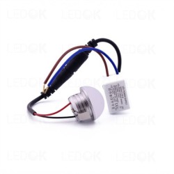 Įmontuojamas LED šviestuvas STONE MATT 1W šilta balta (2700K)
