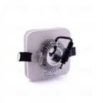 Įmontuojamas LED šviestuvas 10W šilta balta LAYER (2700K) Keturkampis