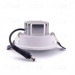 Įmontuojamas LED pakreipiamas šviestuvas 3W ultra šilta balta (2500K)