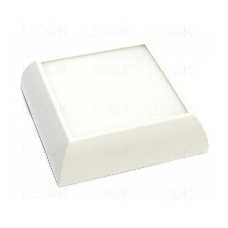 Paviršinio montavimo LED panelė 24W šilta balta (3000K) keturkampė