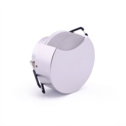 Įmontuojamas LED šviestuvas SATIN 1W šilta balta (3300K) apvalus