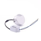 Įmontuojamas LED šviestuvas SATIN 1W šilta balta (3300K) apvalus