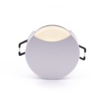 Įmontuojamas LED šviestuvas SATIN 1W šilta balta (3300K) apvalus