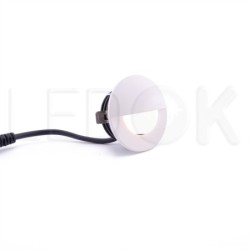 Įmontuojamas LED šviestuvas STEP 3W šilta balta (3300K) apvalus