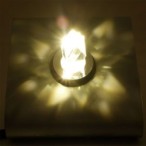 Įmontuojamas LED šviestuvas DIAMOND 1W šilta balta (3300K)