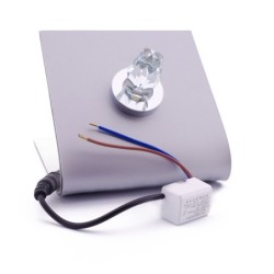 Įmontuojamas LED šviestuvas DIAMOND 1W šilta balta (3300K)