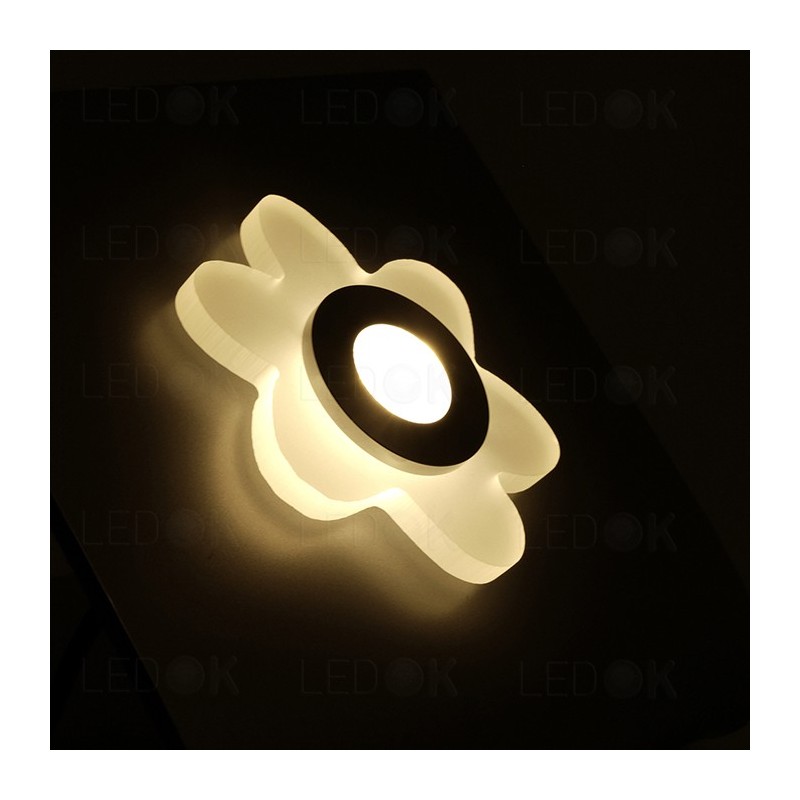 Įmontuojamas LED šviestuvas FLOWER 1W šilta balta (3300K)