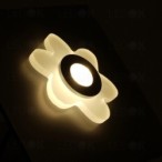 Įmontuojamas LED šviestuvas FLOWER 1W šilta balta (3300K)