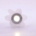 Įmontuojamas LED šviestuvas FLOWER 1W šilta balta (3300K)
