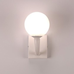 Sieninis  LED šviestuvas BOO 2W šilta balta (2700K) Balta/Balta