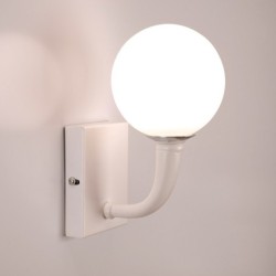 Sieninis  LED šviestuvas BOO 2W šilta balta (2700K) Balta/Balta