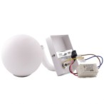 Sieninis  LED šviestuvas BOO 2W šilta balta (2700K) Balta/Balta