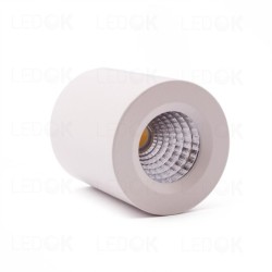 Paviršinio montavimo LED šviestuvas 3W šilta balta (3300K) Balta