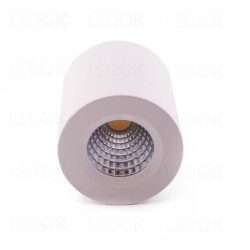 Paviršinio montavimo LED šviestuvas 3W šilta balta (3300K) Balta