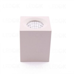 Paviršinio montavimo LED šviestuvas 3W šilta balta (3300K) Balta