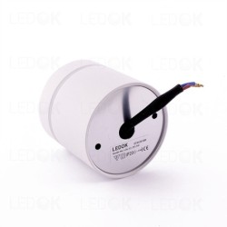 Paviršinio montavimo LED šviestuvas 5W šilta balta (3300K) Balta