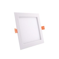 Įmontuojama LED panelė SLIM 12W šilta balta (3000K) Balta