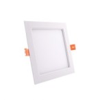 Įmontuojama LED panelė SLIM 12W šilta balta (3000K) Balta