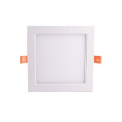 Įmontuojama LED panelė SLIM 12W šilta balta (3000K) Balta