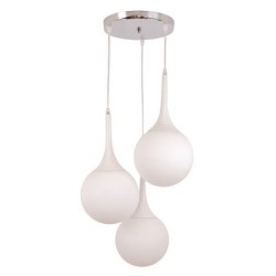 Gaubtas šviestuvui 121127 BUBBLE D:25cm Baltas