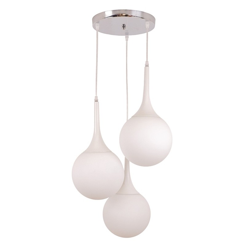 Gaubtas šviestuvui 121127 BUBBLE D:25cm Baltas