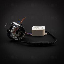 Įmontuojamas LED šviestuvas CORE-MATT 1W šilta balta (3000K) Chromo