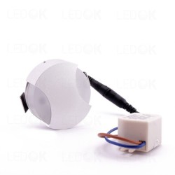Įmontuojamas LED šviestuvas 2xSATIN 1W šilta balta (3000K)