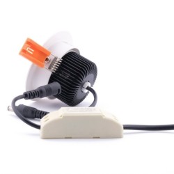 Įmontuojamas LED pakreipiamas šviestuvas 5W šilta balta (3300K) Balta