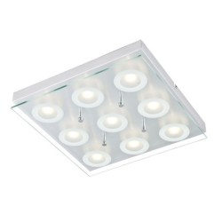 LED lubinis šviestuvas NINER 45W šilta balta (3000K) keturkampis