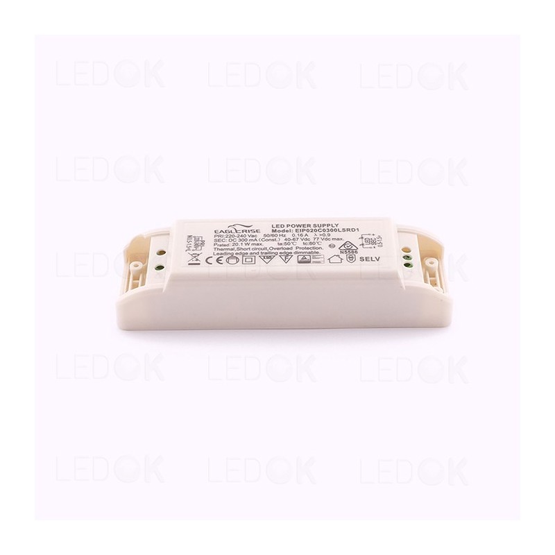 TRIAC pritemdomas 18W impulsinis srovės šaltinis (AC220V) DC40-67V 300mA