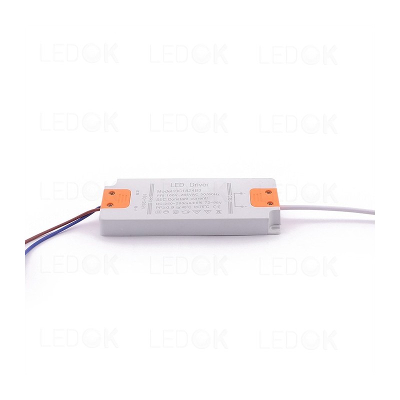 24W SLIM impulsinis srovės šaltinis (AC220V) DC72-96V 250-260mA