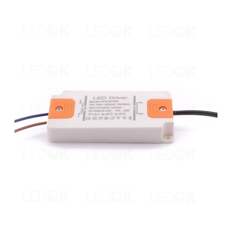 6W SLIM impulsinis srovės šaltinis (AC220V) DC12-26V 300mA