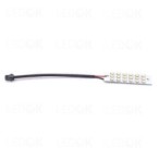 LED šaltinis 1.2W SMD šalta balta (6000K) Keturkampis