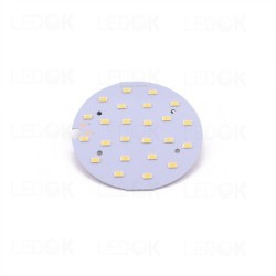 LED šaltinis PCB SMD 12W šilta balta (3000K) apvalus