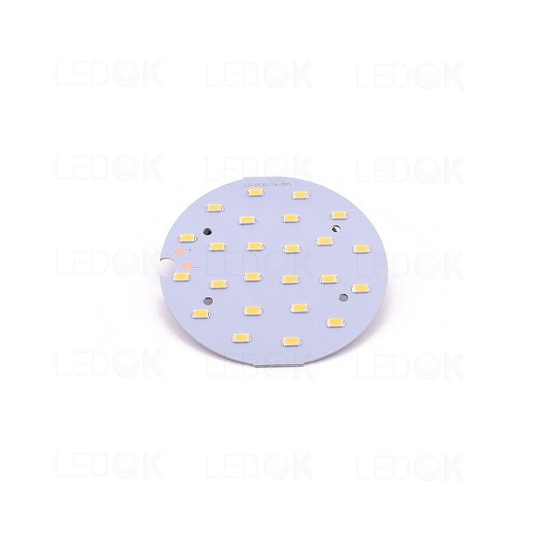 LED šaltinis PCB SMD 12W šilta balta (3000K) apvalus