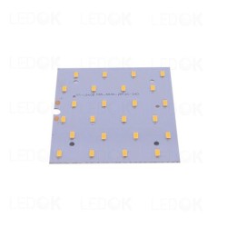 LED šaltinis PCB SMD 12W šilta balta (3000K) keturkampis
