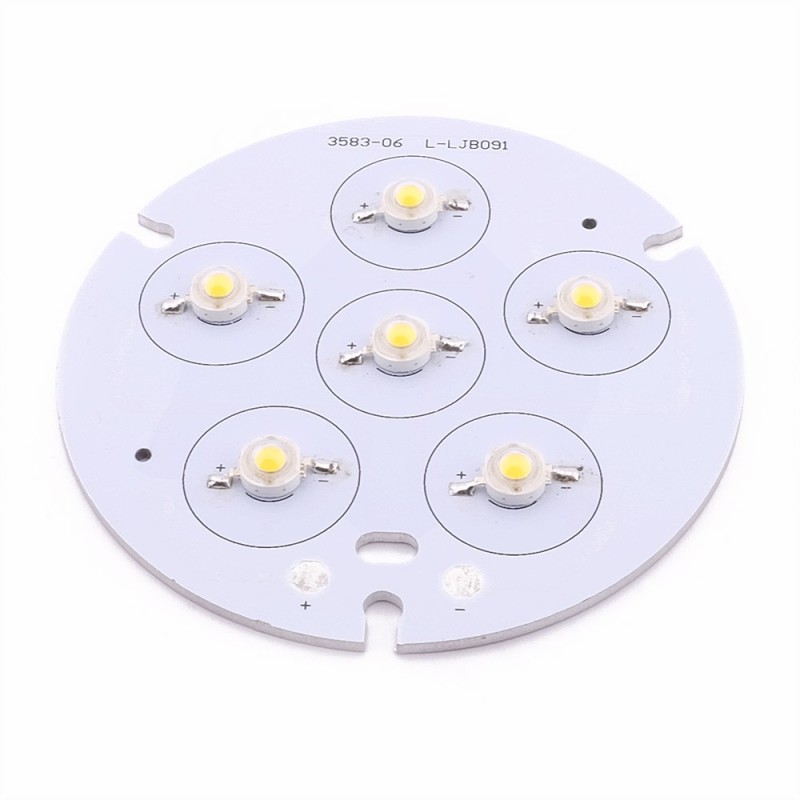 LED šaltinis PCB CHIP 6W šilta balta (3000K) šviestuvui 002HBTY