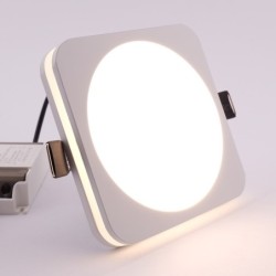 Įmontuojamas LED lubinis šviestuvas LAYER  15W šilta balta (3000K) Balta