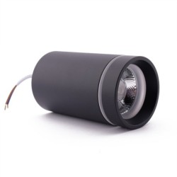 Paviršinio montavimo LED šviestuvas 10W šilta balta (3000K) Juoda