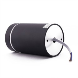 Paviršinio montavimo LED šviestuvas 10W šilta balta (3000K) Juoda