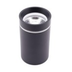 Paviršinio montavimo LED šviestuvas 10W šilta balta (3000K) Juoda