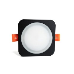 Įmontuojamas  LED šviestuvas LAYER BK 10W šilta balta (3000K) Juodas