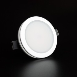 Įmontuojamas LED šviestuvas LAYER ROUND 9W šilta balta (3000K)
