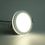 Įmontuojamas LED šviestuvas LAYER ROUND 9W šilta balta (3000K)